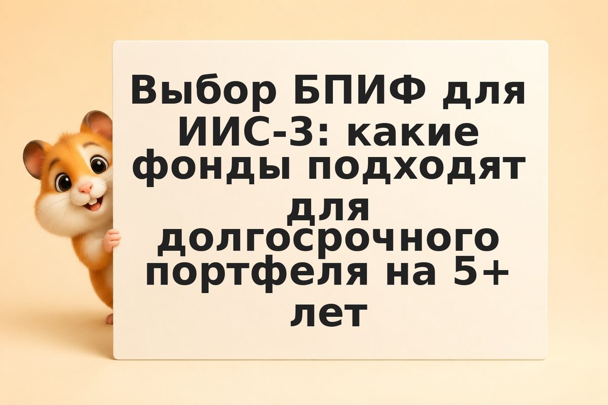 Выбор БПИФ для ИИС-3: какие фонды подходят для долгосрочного портфеля на 5+ лет