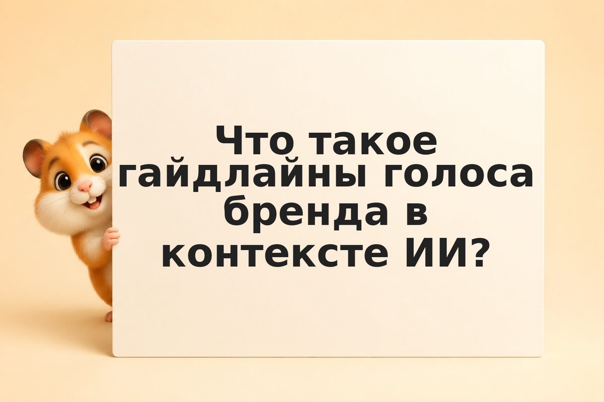 Как учить ИИ говорить голосом вашего бренда
