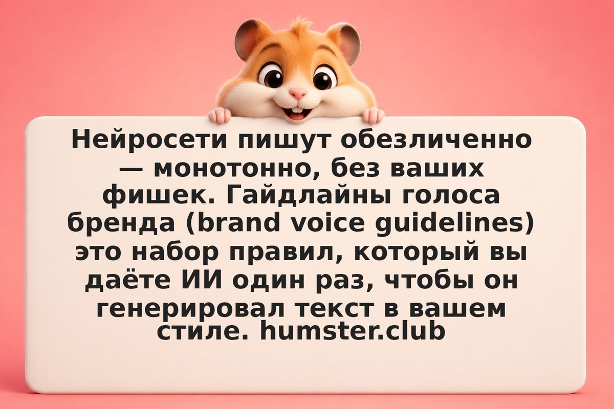 Как учить ИИ говорить голосом вашего бренда