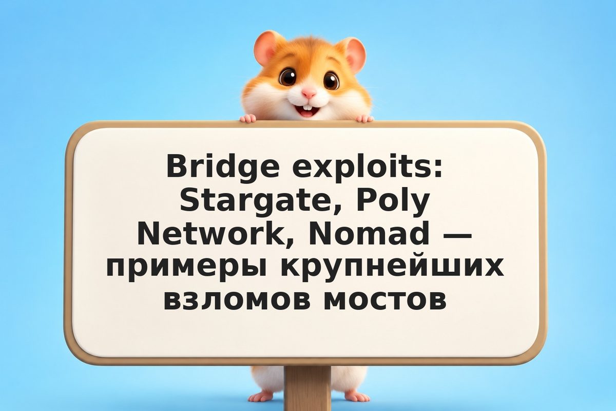 Bridge exploits: Stargate, Poly Network, Nomad — примеры крупнейших взломов мост
