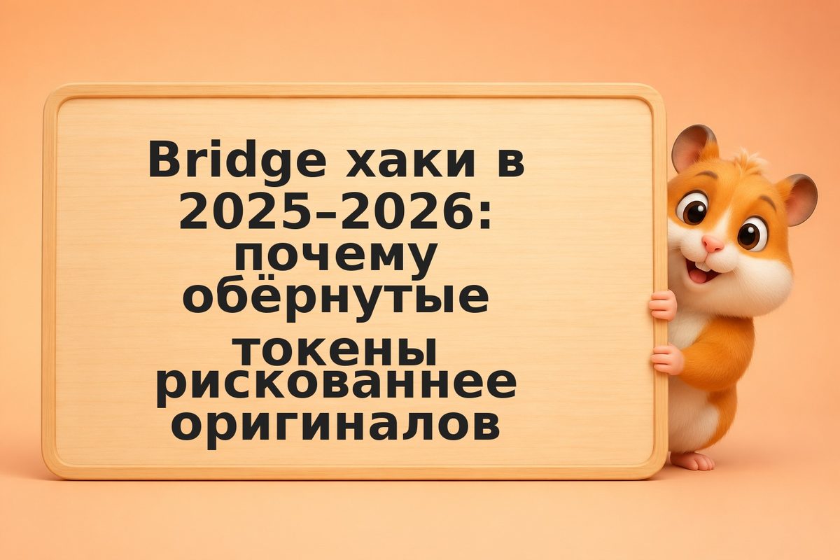 Bridge хаки в 2025–2026: почему обёрнутые токены рискованнее оригиналов