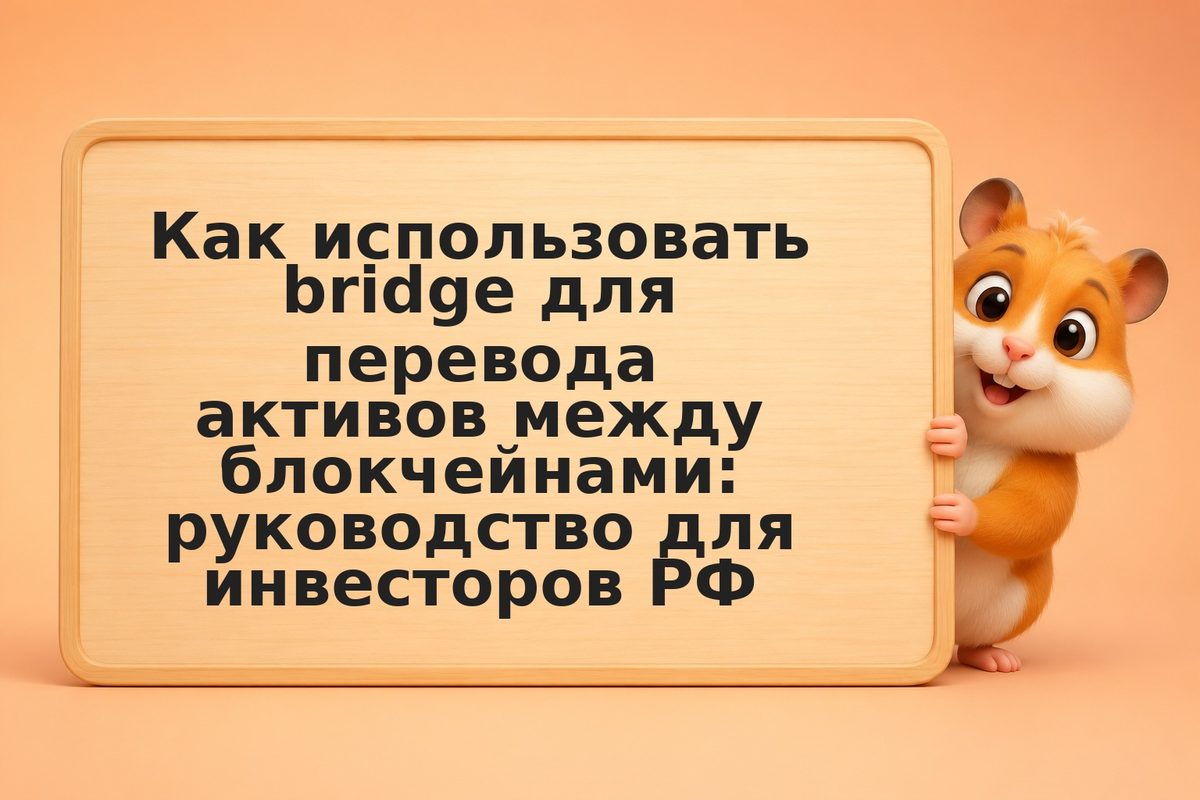 Как использовать bridge для перевода активов между блокчейнами: руководство для 