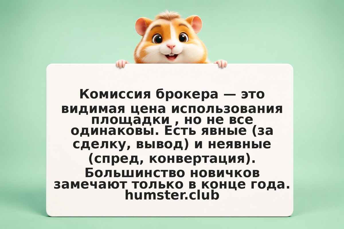 Комиссии брокера и как их считать