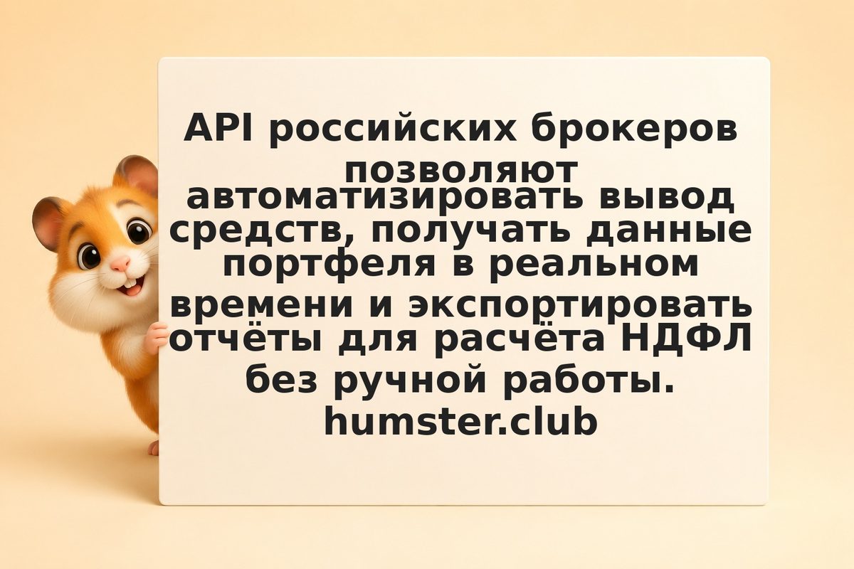 API брокеров для автоматизации: вывод средств, мониторинг портфеля и tax-оптимиз