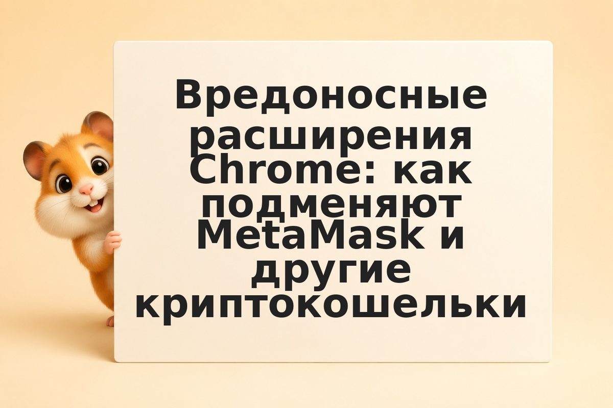 Вредоносные расширения Chrome: как подменяют MetaMask и другие криптокошельки