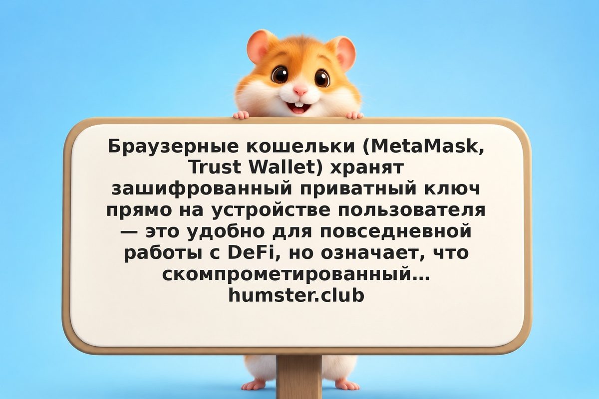 Браузерные кошельки vs аппаратные: почему MetaMask и Trust Wallet уязвимы и когд