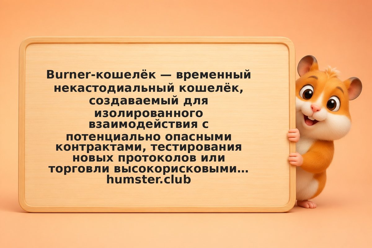Burner-кошельки: как создать одноразовый кошелёк и зачем он нужен в DeFi
