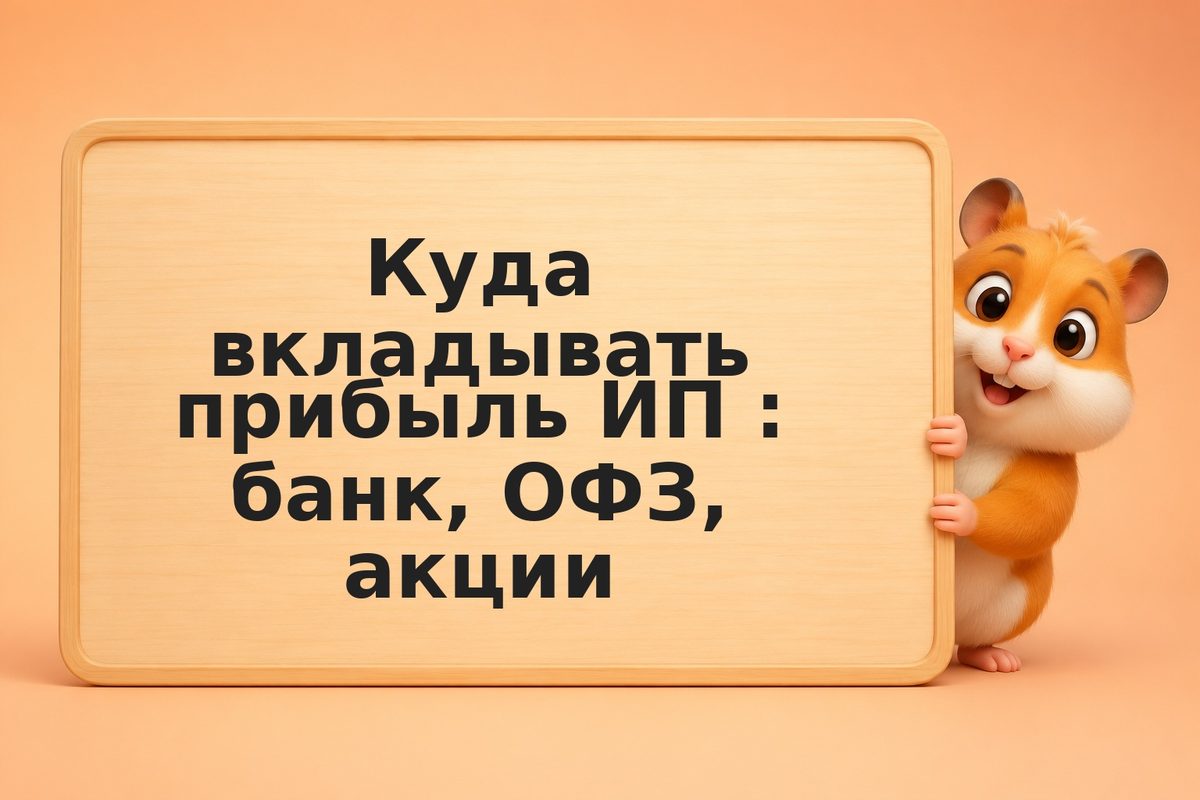 Куда вкладывать прибыль ИП: банк, ОФЗ, акции