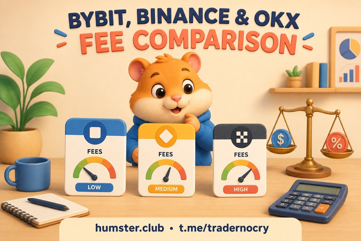 Сравнение комиссий Bybit vs Binance vs OKX: спот, фьючерсы и VIP-уровни 2026