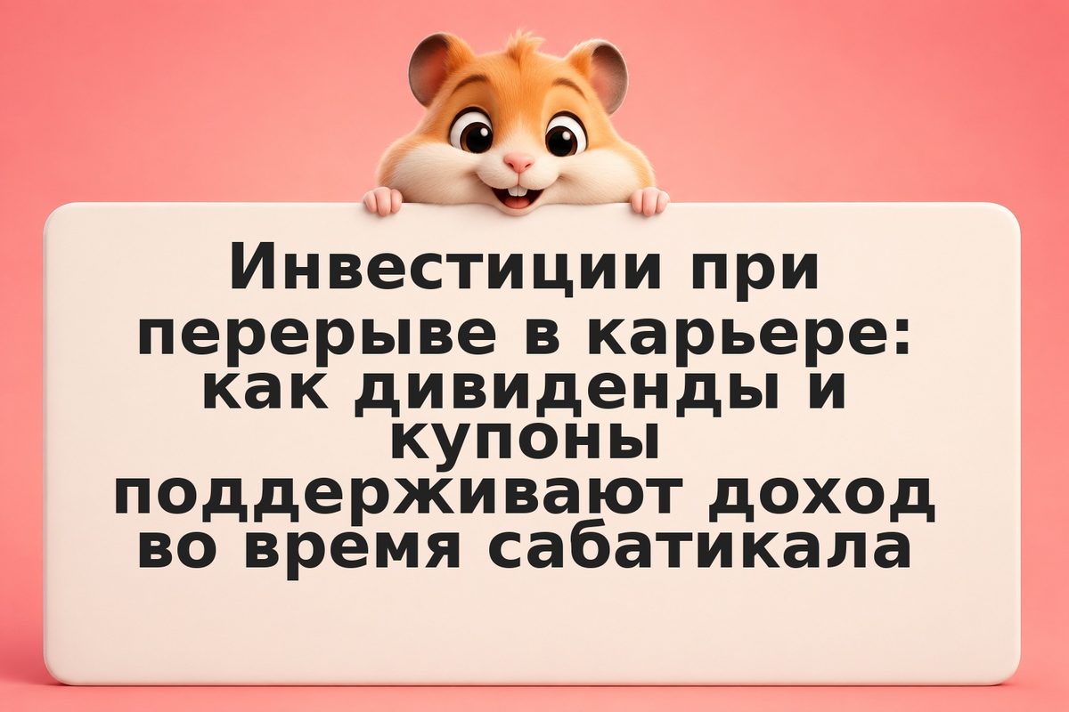 Инвестиции при перерыве в карьере: как дивиденды и купоны поддерживают доход во 