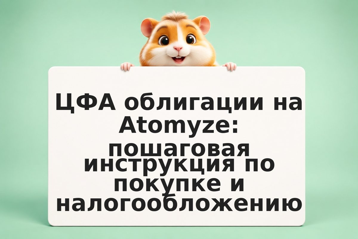 ЦФА облигации на Atomyze: пошаговая инструкция по покупке и налогообложению