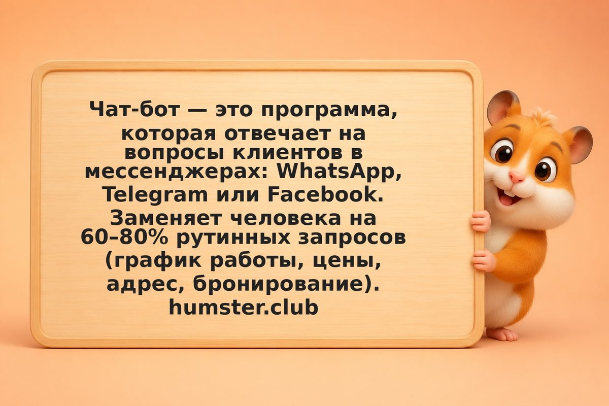Чат-бот для локального бизнеса: как это работает на WhatsApp, Telegram и Faceboo