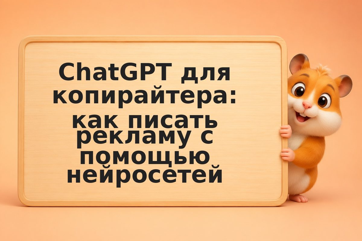 ChatGPT для копирайтера: как писать рекламу с помощью нейросетей