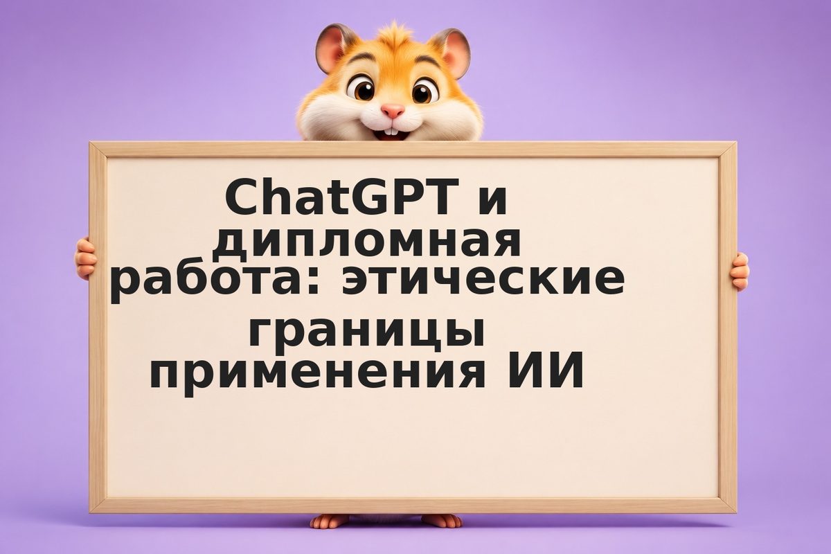 ChatGPT и дипломная работа: этические границы применения ИИ