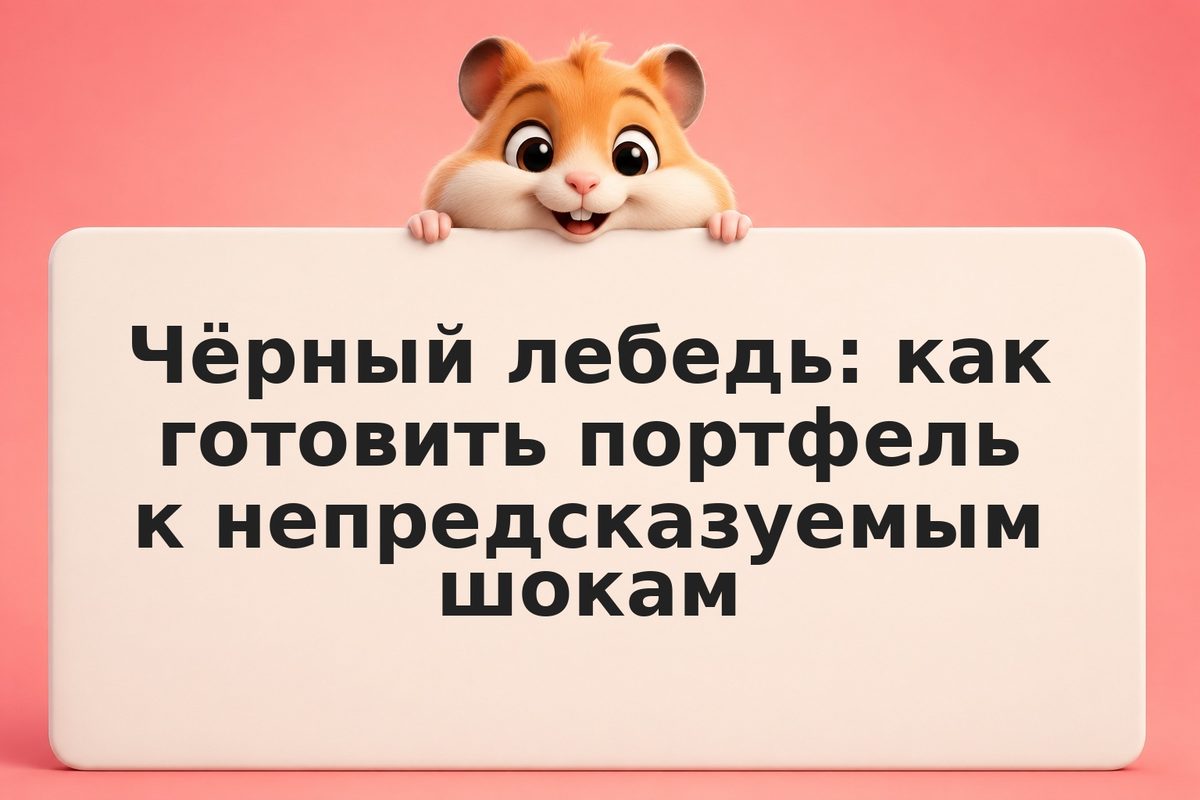 Чёрный лебедь: как готовить портфель к непредсказуемым шокам