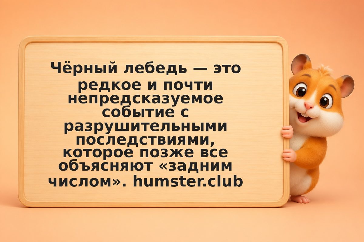 Чёрный лебедь: как готовить портфель к непредсказуемым шокам