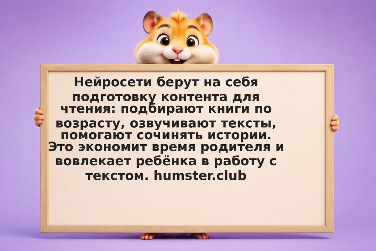Как читать детям правильно: техники с помощью ИИ