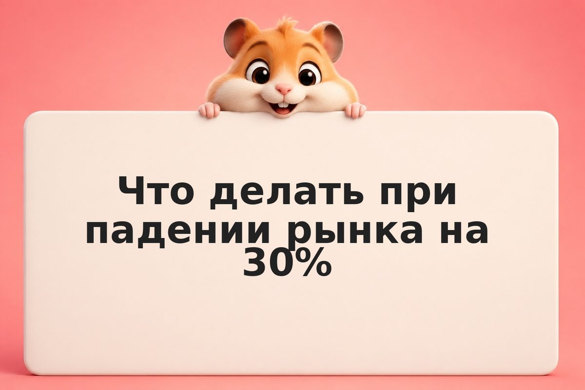 Что делать при падении рынка на 30%