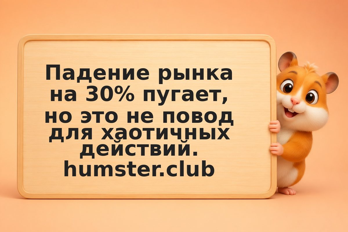 Что делать при падении рынка на 30%