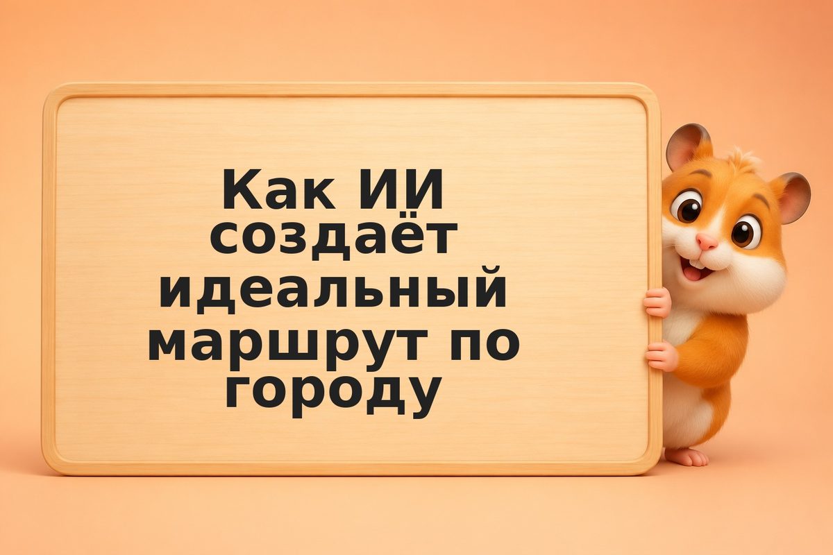 Как ИИ создаёт идеальный маршрут по городу