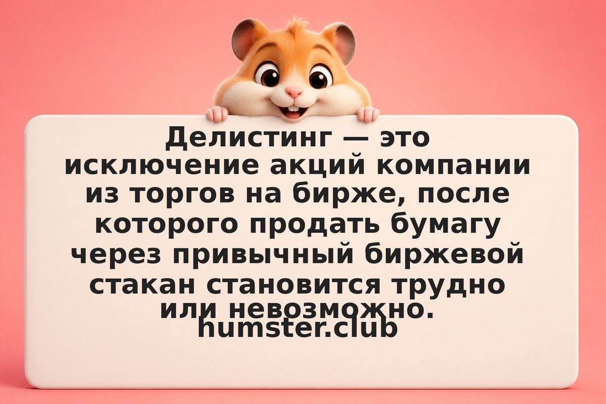 Что такое делистинг