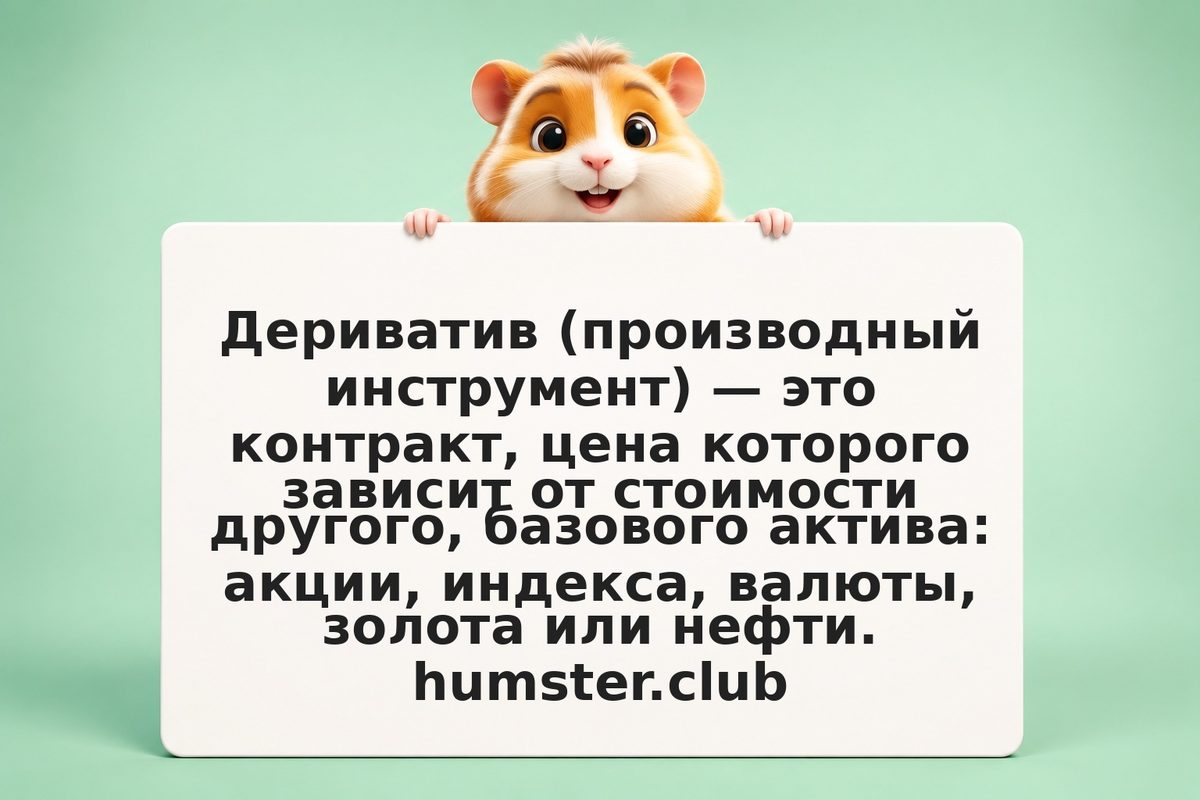 Что такое дериватив и зачем нужны производные инструменты