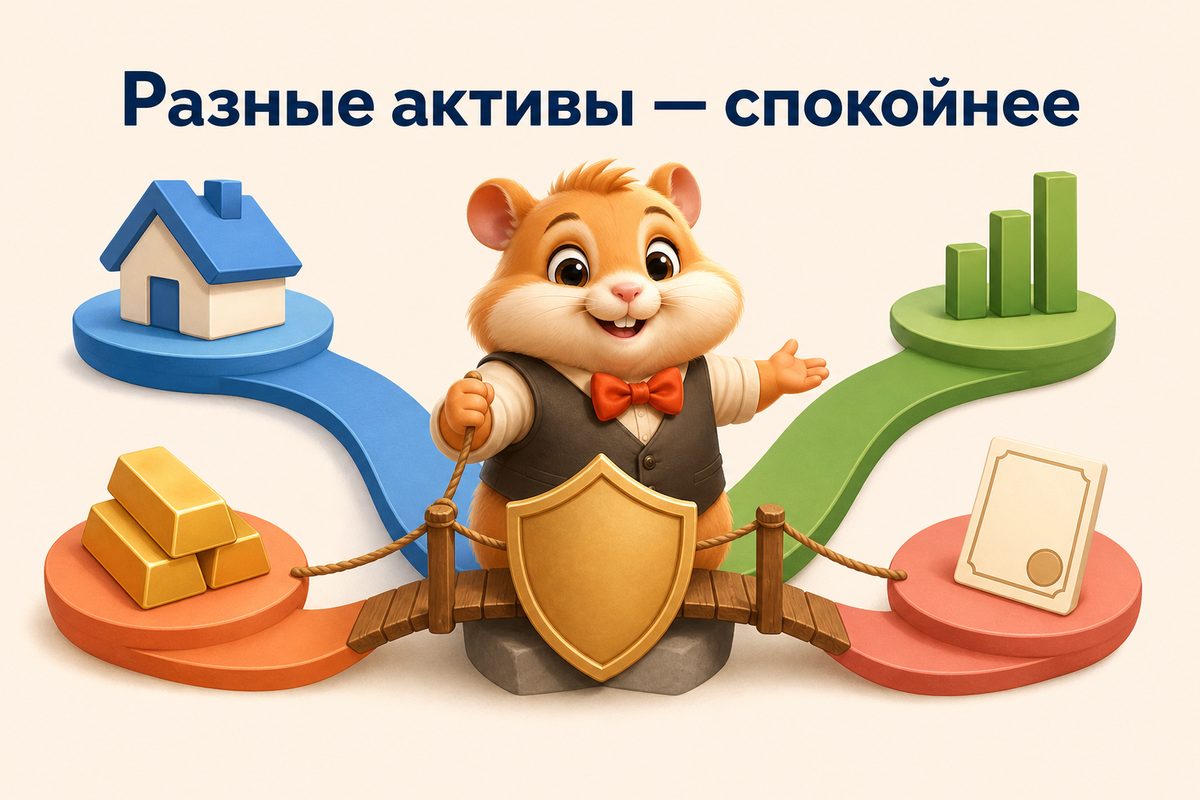 Диверсификация: как снизить риск портфеля, не теряя доходность
