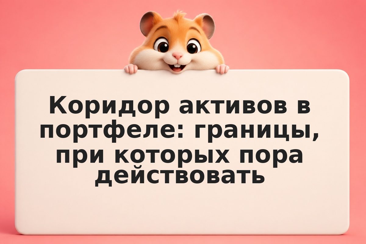 Коридор активов в портфеле: границы, при которых пора действовать