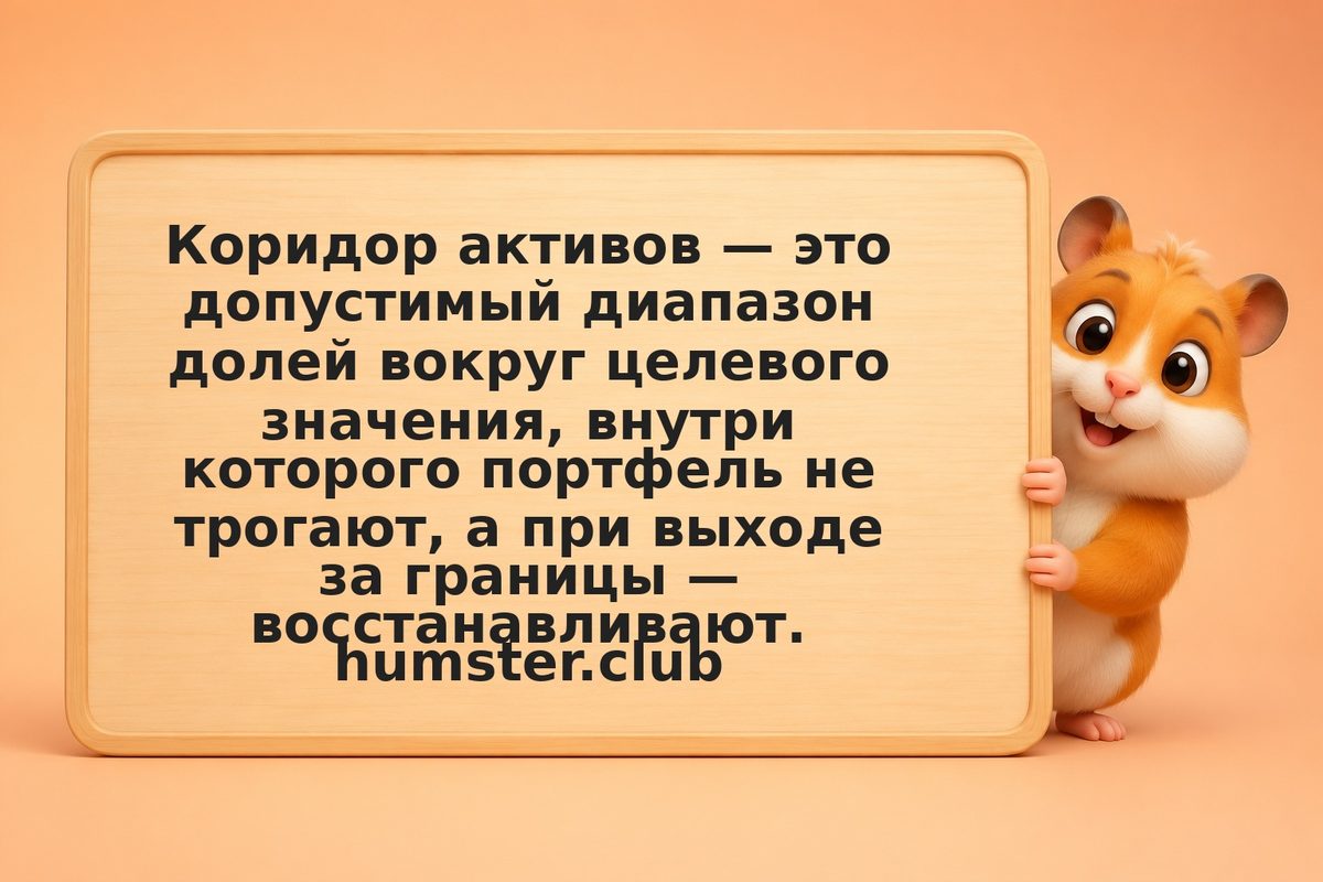 Коридор активов в портфеле: границы, при которых пора действовать