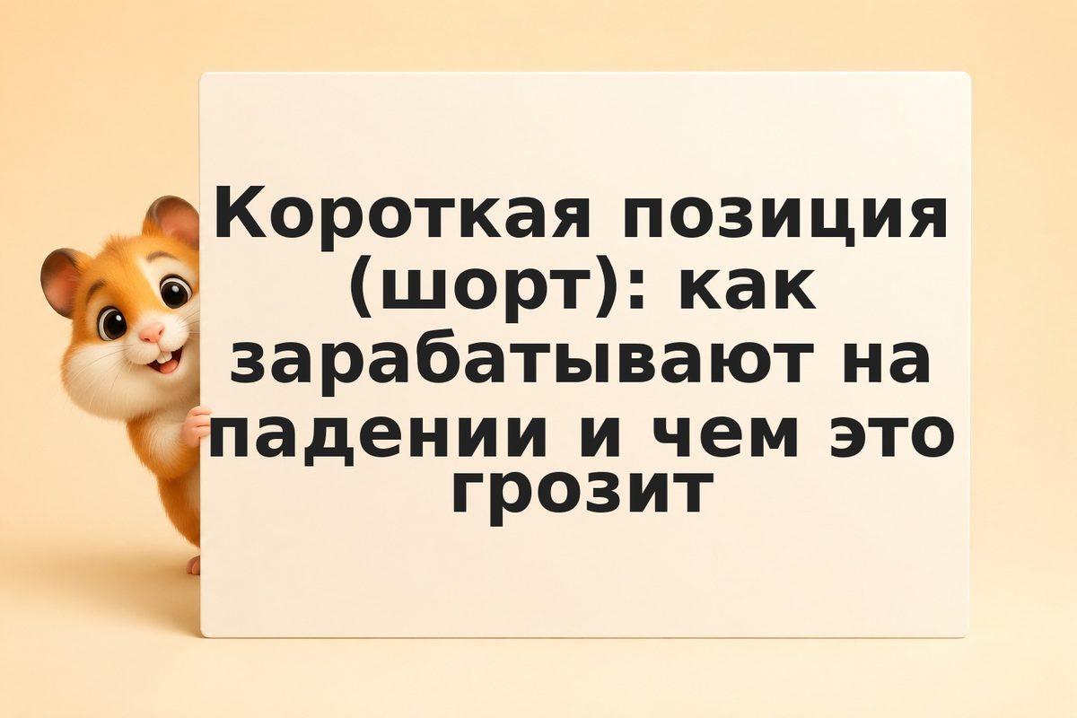 Короткая позиция (шорт): как зарабатывают на падении и чем это грозит