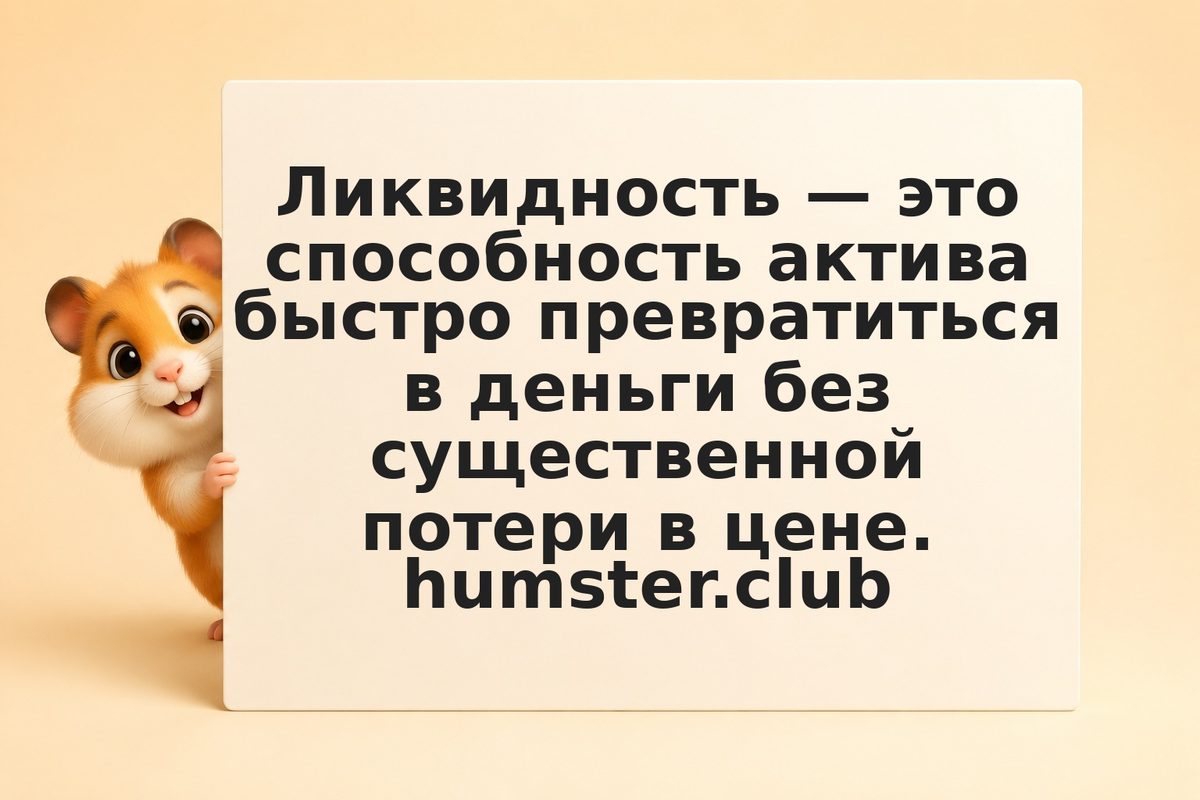 Что такое ликвидность актива простыми словами
