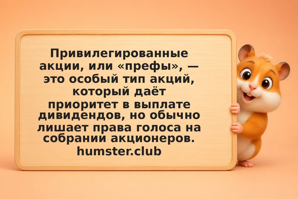 Привилегированные акции (префы)