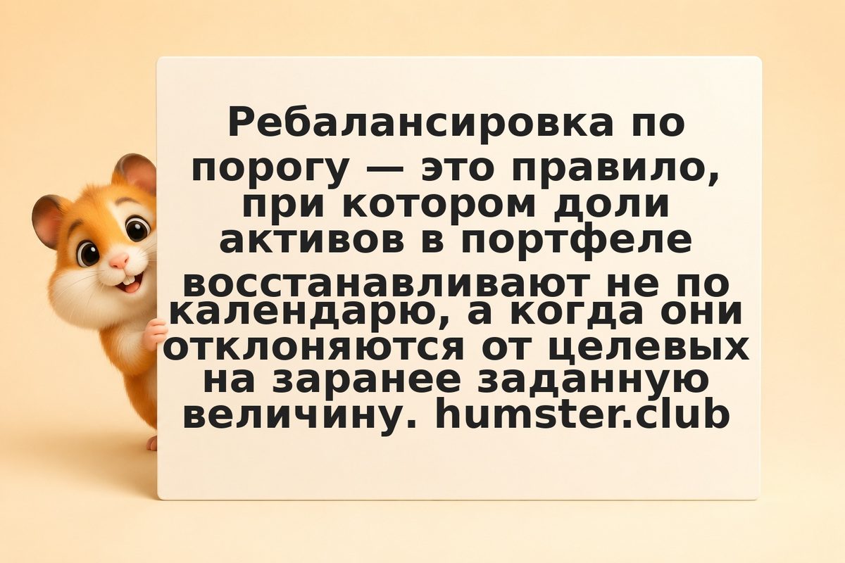 Ребалансировка по порогу: коридоры отклонения вместо календаря