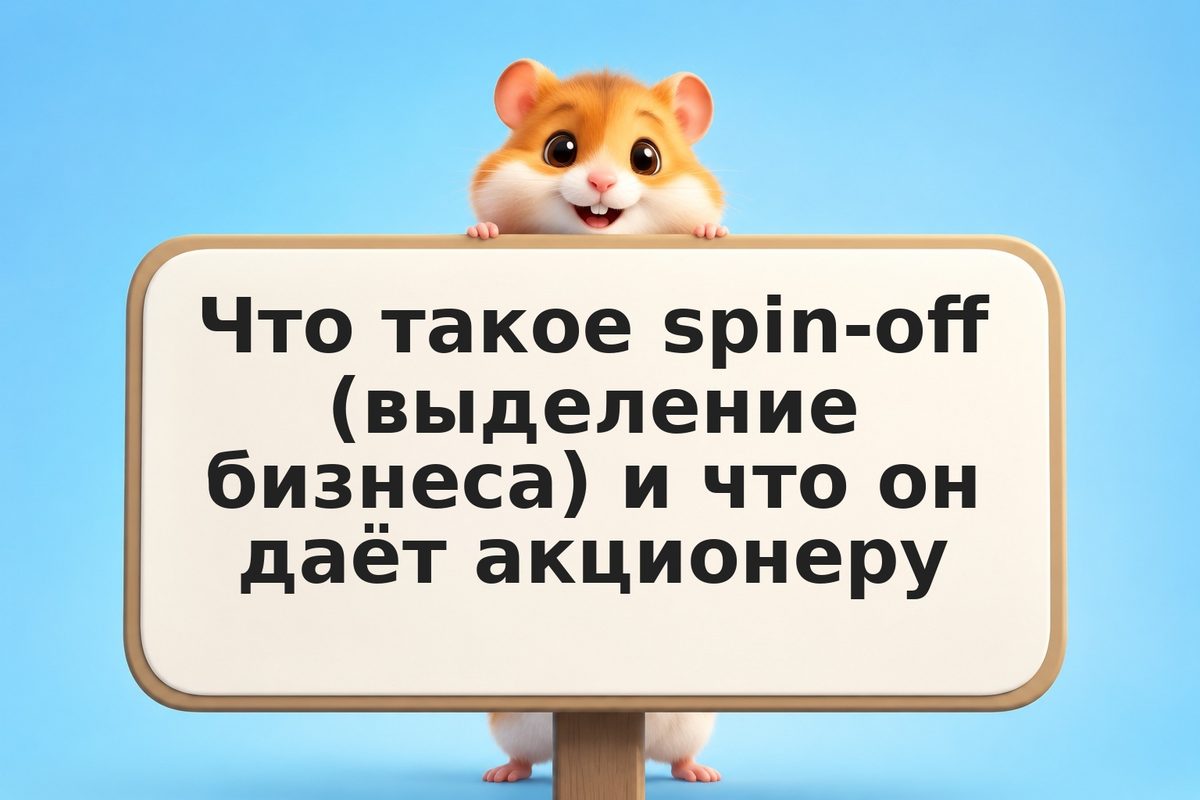 Что такое spin-off (выделение бизнеса) и что он даёт акционеру