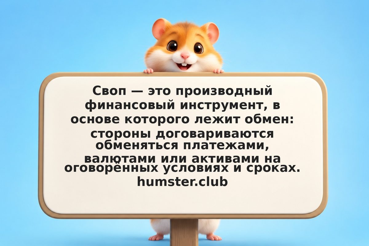 Что такое своп: обмен потоками платежей или активами