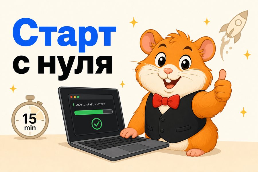 Установка с нуля за 15 минут