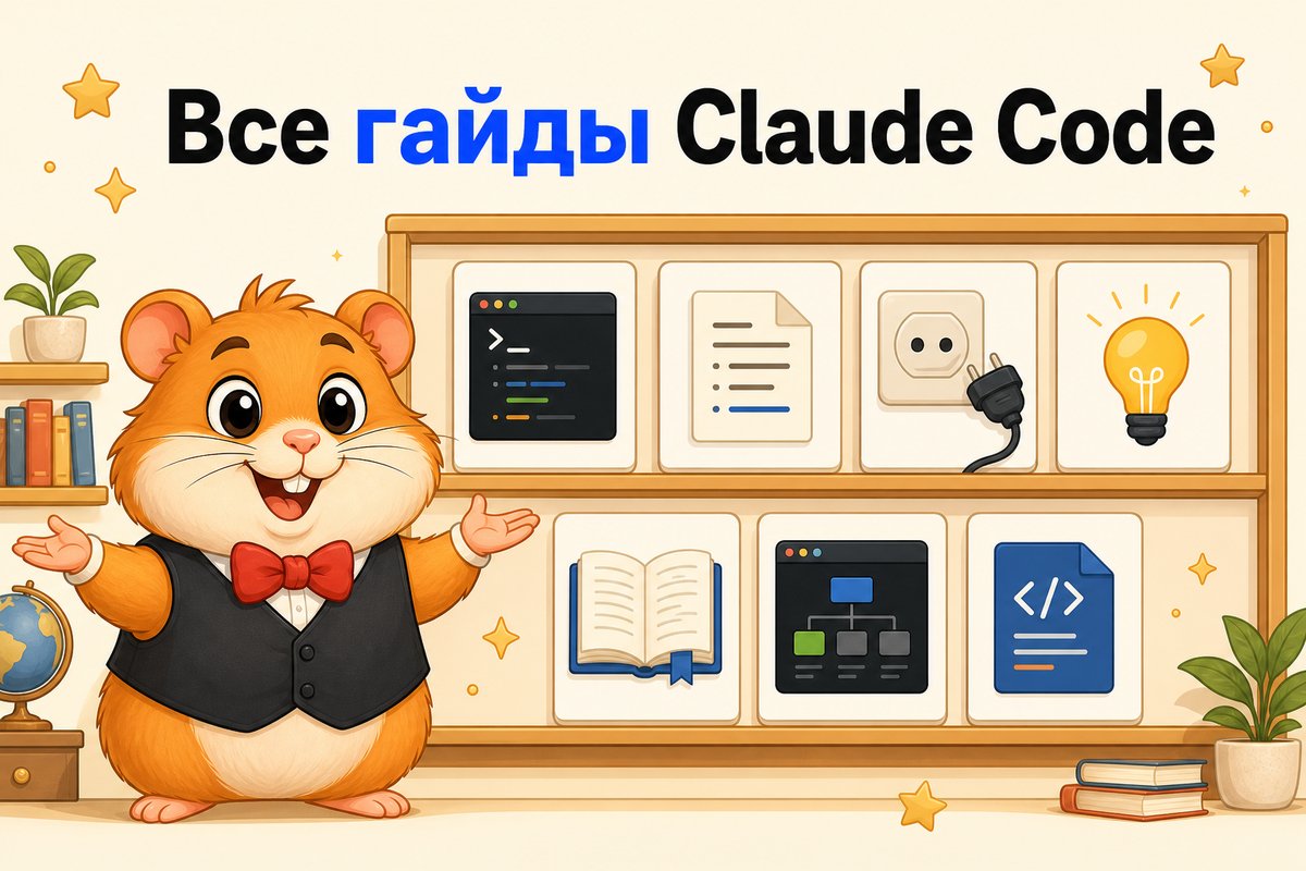 Все гайды по Claude Code — хаб Humster Club