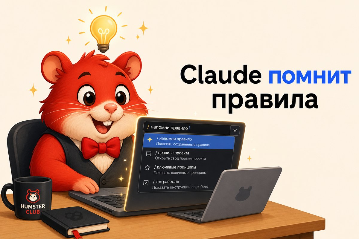 Claude запоминает правила проекта в CLAUDE.md