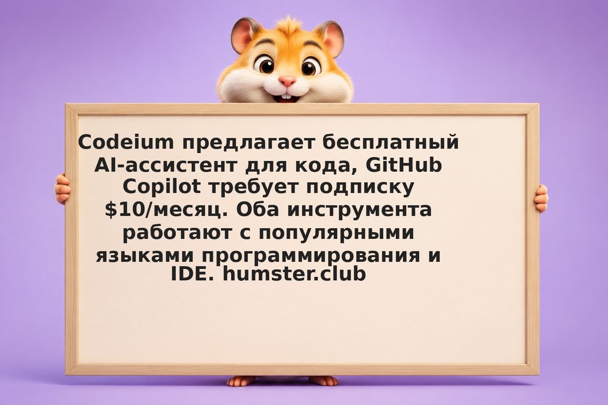 Codeium vs GitHub Copilot: выбор между бесплатным и платным