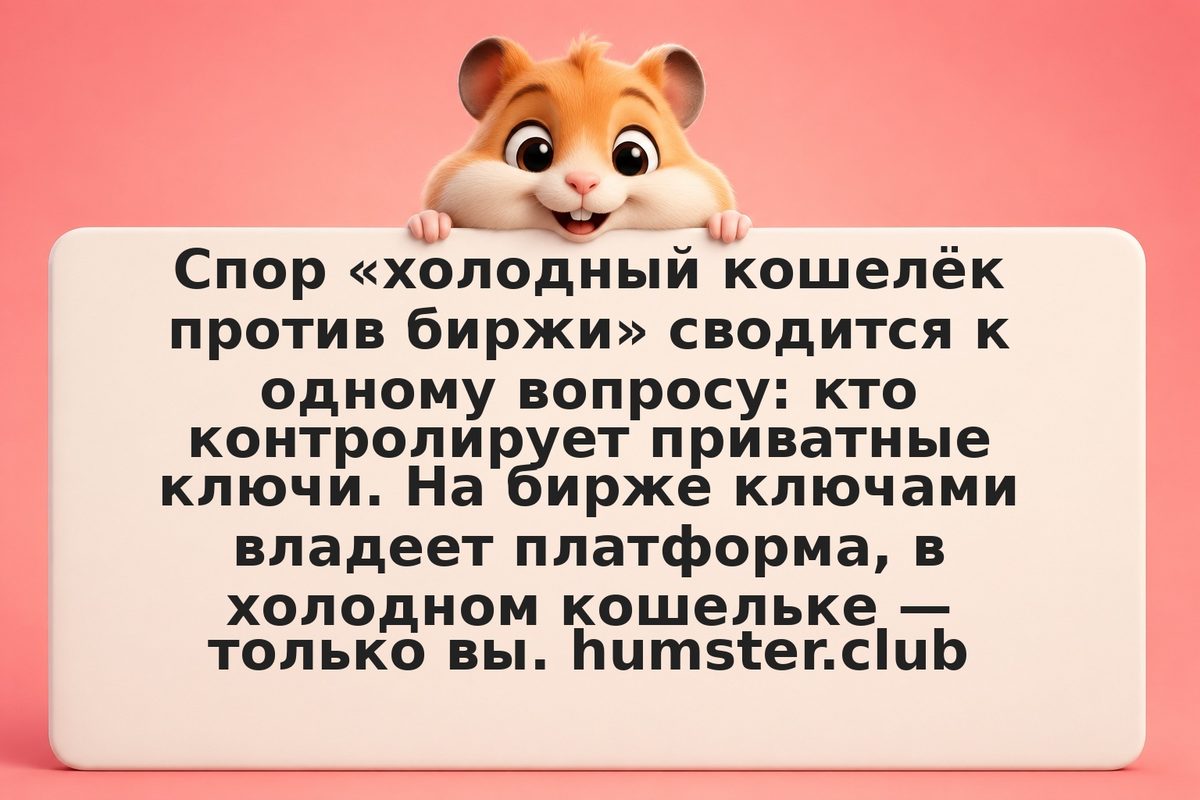 Cold wallet vs Exchange: где хранить крипто безопаснее