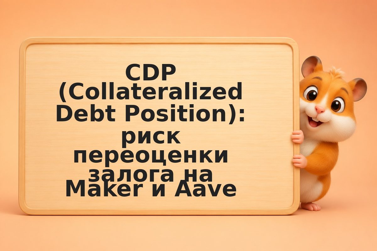 CDP (Collateralized Debt Position): риск переоценки залога на Maker и Aave