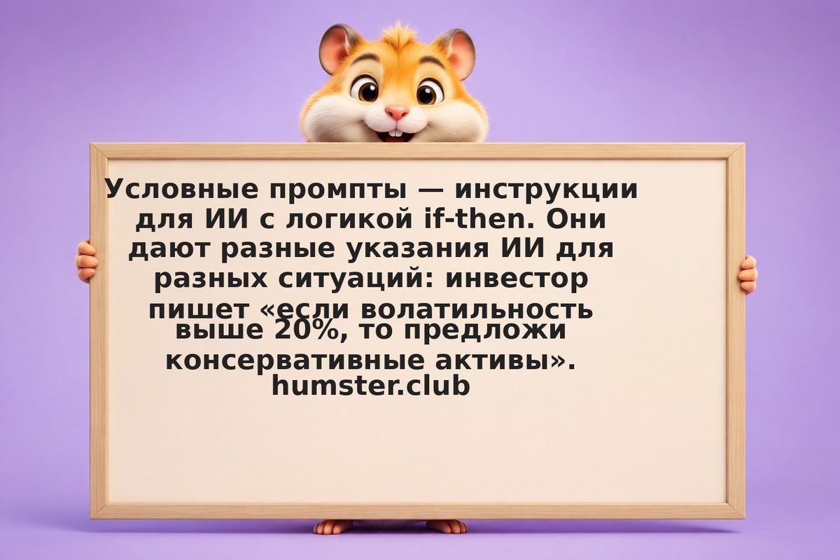 Условные промпты: логика внутри инструкций