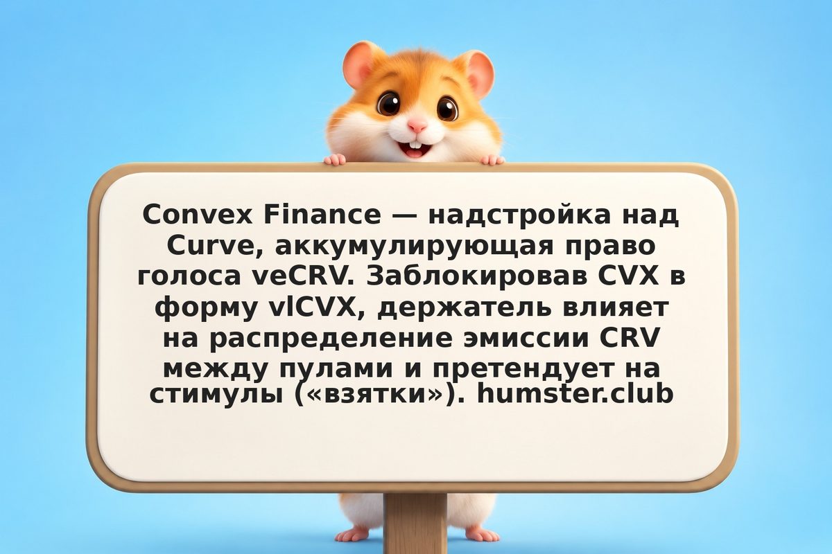 Convex CVX и vlCVX: голосование на Curve, стимулы и риски