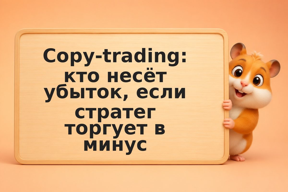 Copy-trading: кто несёт убыток, если стратег торгует в минус