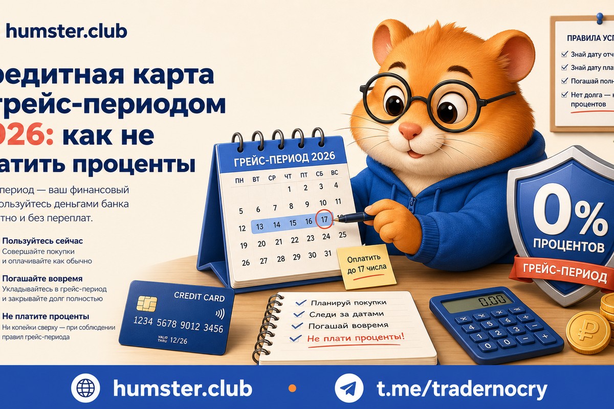 Кредитная карта без переплат: грейс-период