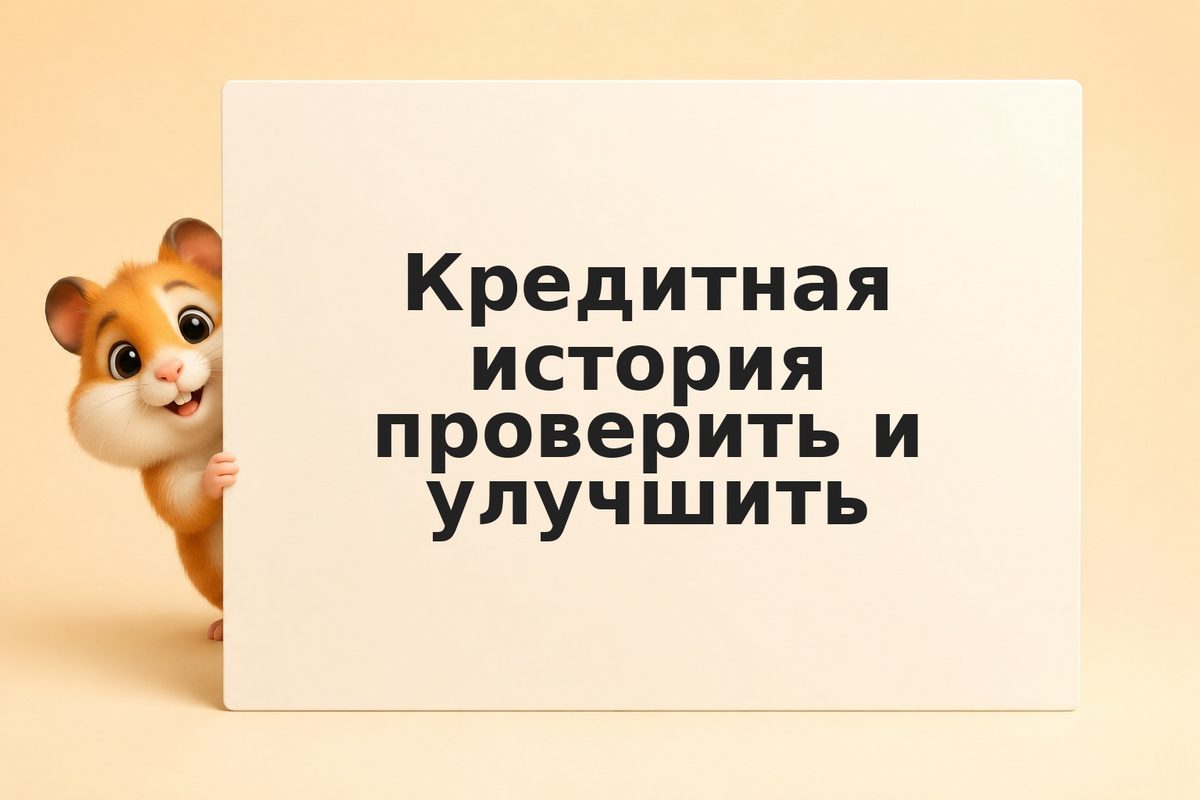 Кредитная история проверить и улучшить