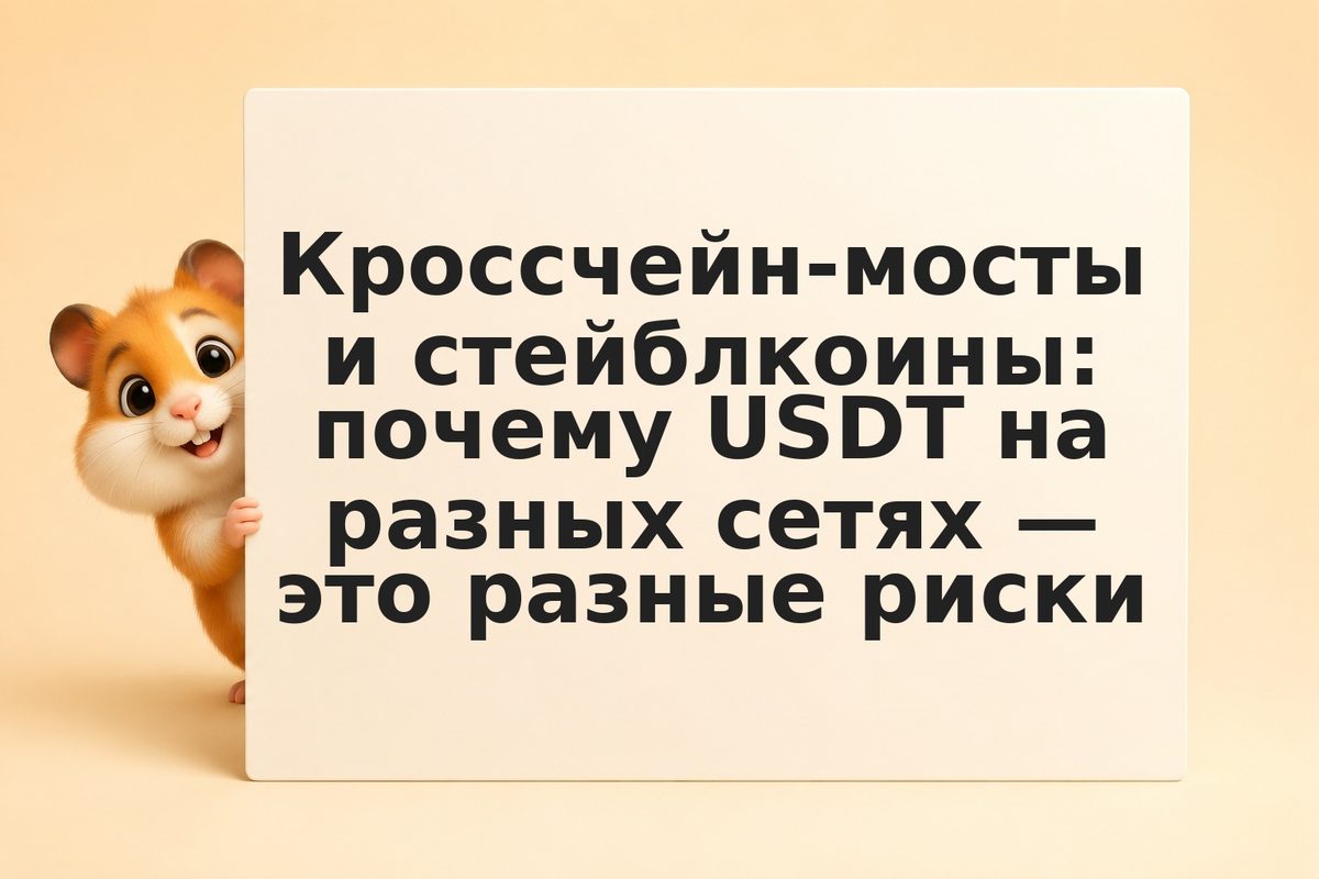 Кроссчейн-мосты и стейблкоины: почему USDT на разных сетях — это разные риски