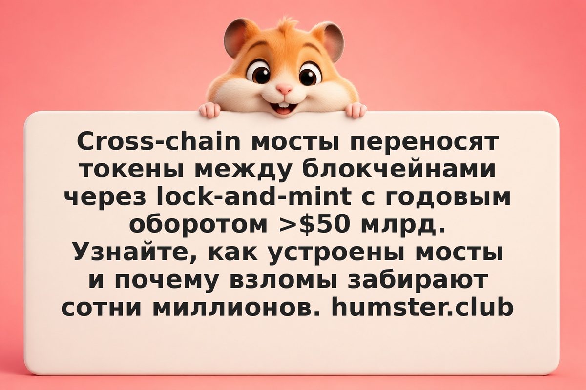 Cross-chain мосты: механика, риски и $50 млрд оборота