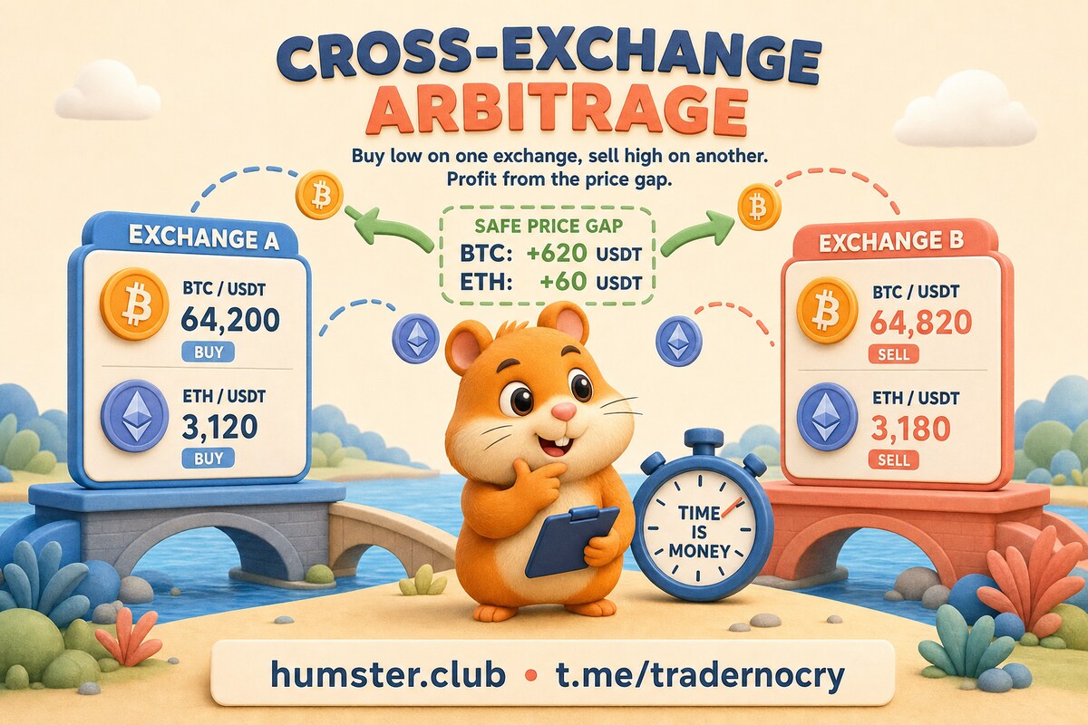 Межбиржевой арбитраж BTC и ETH в 2026: стратегии, расчёт прибыли и типичные ошиб