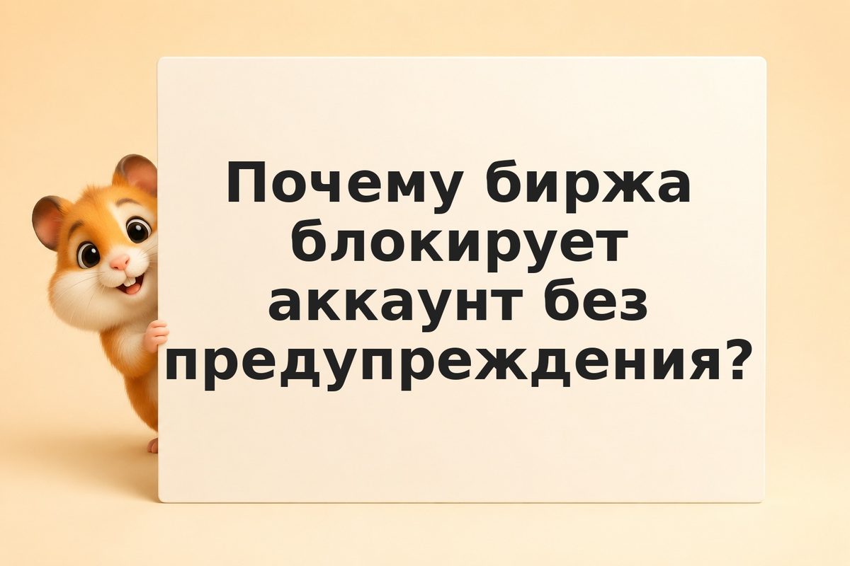 Заблокировали счёт на крипто-бирже: причины, апелляция, вывод средств